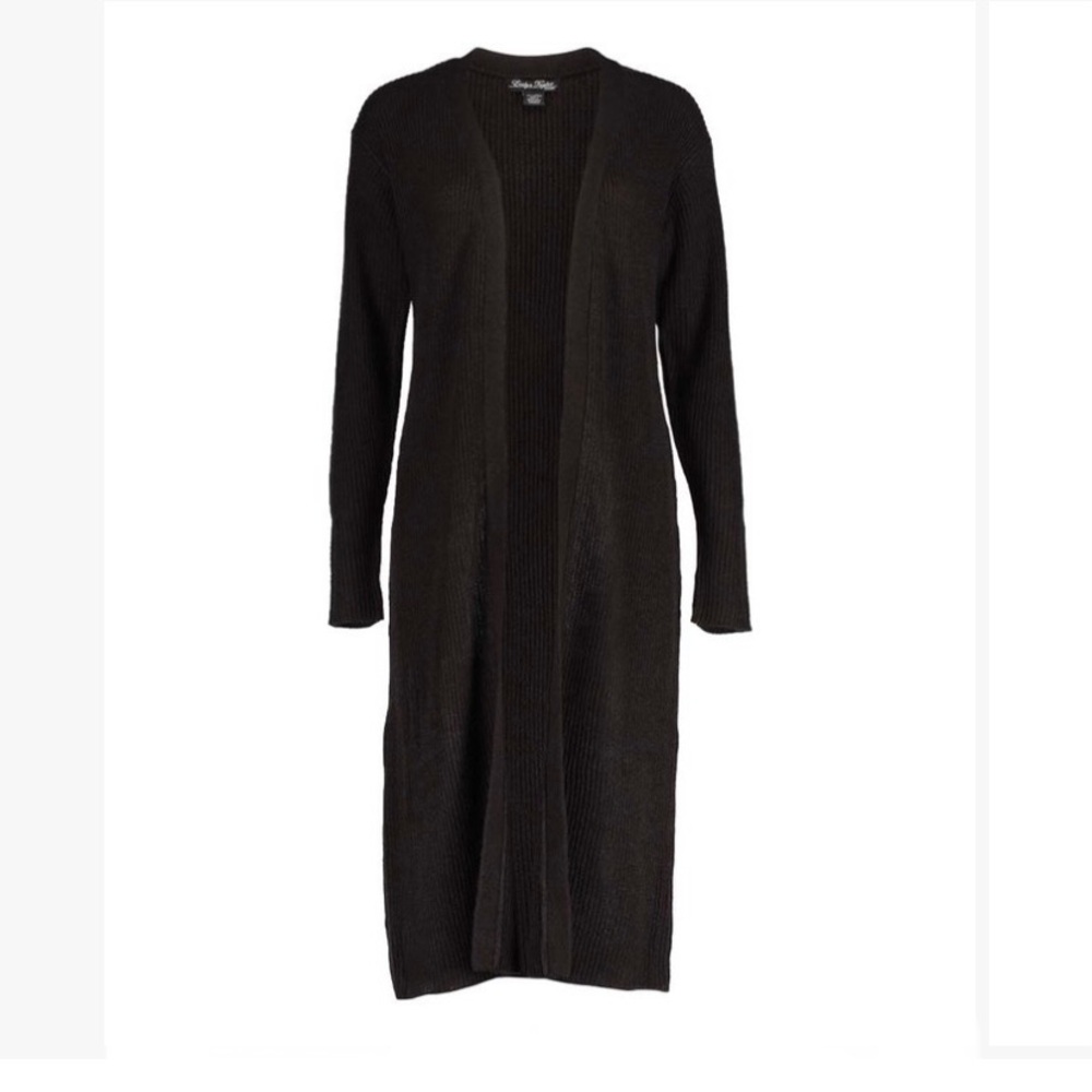 Black Open Duster
